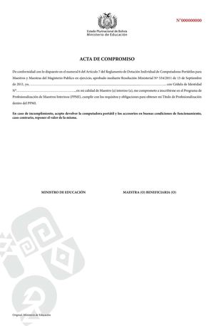 Acta de compromiso