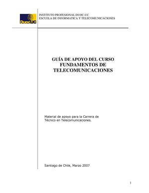 Guia de Apoyo para Tecnicos en Telecomunicaciones