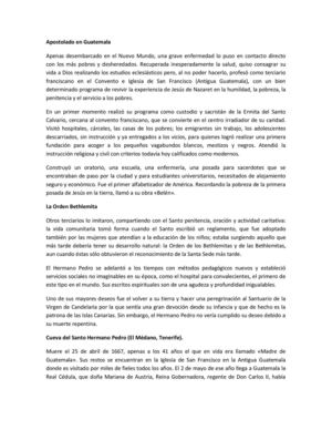 Apostolado en Guatemala