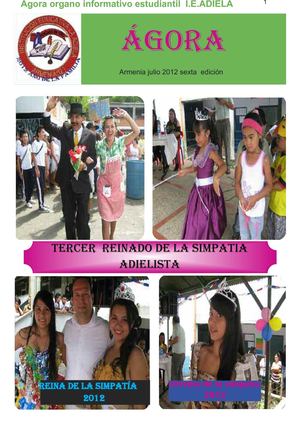 ÁGORA SEXTA EDICIÓN JULIO 2012