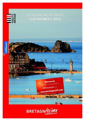 Catalogue 2012 des locations Clévacances