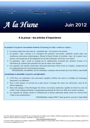 A la Hune - juin 2012