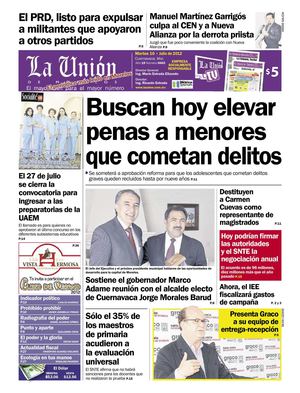 La Unión de Morelos 10 Julio 2012