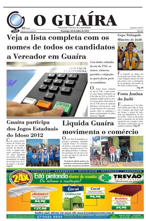 jornal o guaira 08/07/2012
