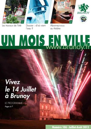 Un mois en ville juillet août 2012