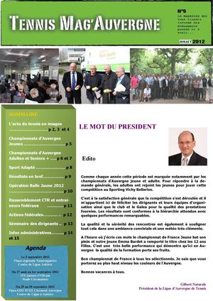 Tennis Mag'Auvergne n°5