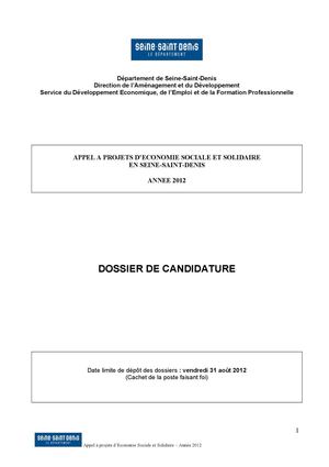 Appel à projets d’Économie Sociale et Solidaire