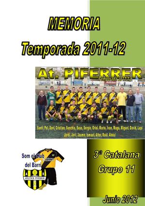 Memoria At. Piferrer Temporada 2011.12