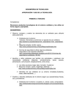 PRIMERO A TERCERO