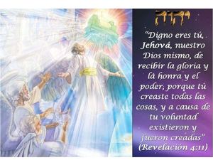 Digno eres tú, Jehová (Revelación [Apocalipsis] 4;11)