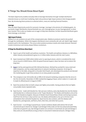 8 Things You Should Know About Kyani