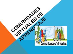 Comunidades Virtuales de Aprendizaje