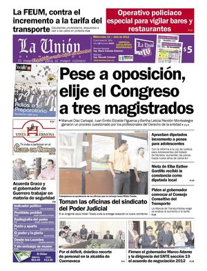 La Unión de Morelos 11 Julio 2012
