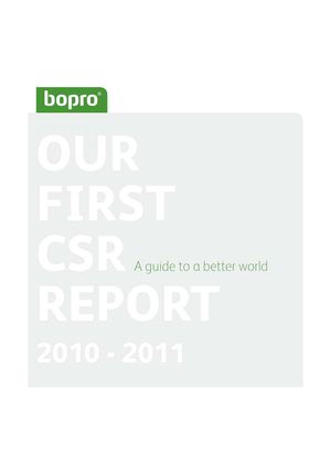 CSR Report Bopro