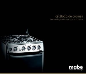 CATALOGO COCINAS MABE