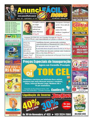 Anuncifacil Edição 173 ► 12/07/2012