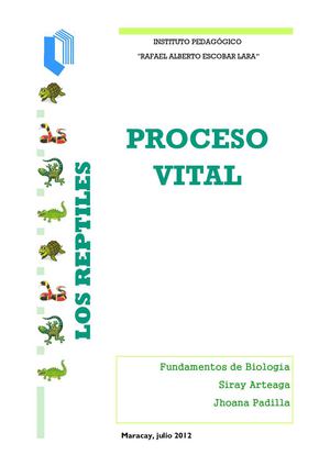 procesos vitales de los reptiles