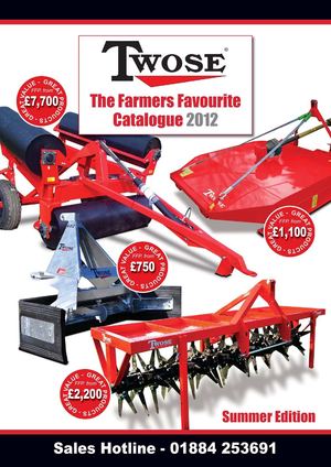 Twose Farmers Favourite catalogue, Summer 2012