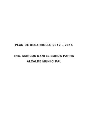 PLAN DE DESAROLLO CUCAITA 2012-2015