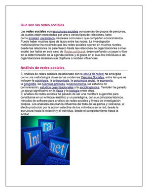 Redes Sociales