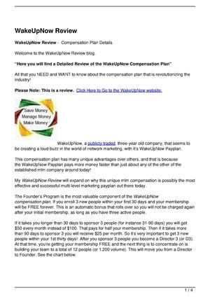 WakeUpNow Review