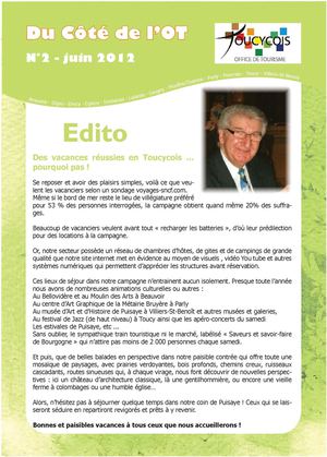 Lettre info Juin 2012 " Du Côté de l'OT"