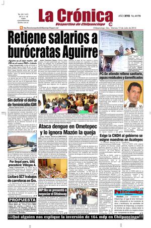 La Cronica 13 de julio