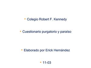 Divina comedia purgatorio y paraiso