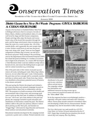 2008 Connecticut Conservation Times Newsletter