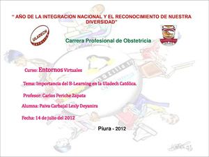 Importancia del B-Learning en la Uladech