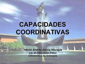 CAPACIDADES COORDINATIVAS