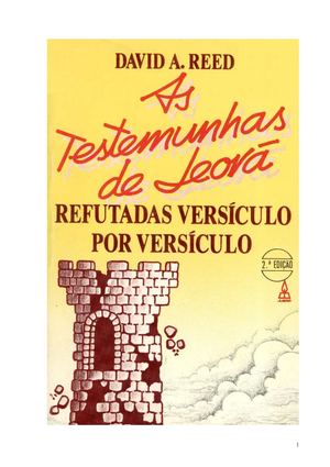 As Testemunhas de Jeová Refutadas versículo por versículo