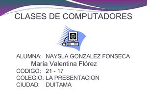 clases de computador