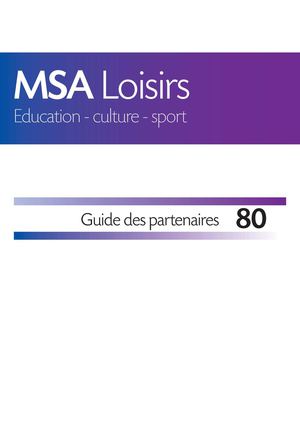 MSA loisirs - 80