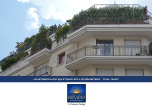 Collection Coldwell Banker Previews International - Appartement Levallois Perret - UG45-884
