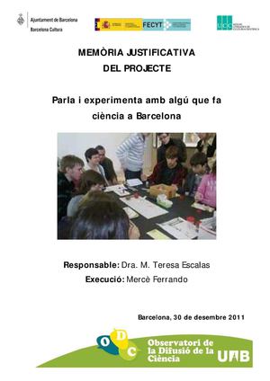 Memòria del Projecte CBCN11 Català