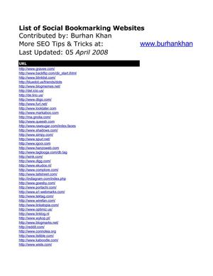 social bookmarking