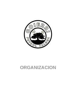 GOIERRI FUTBOL TALDEA - REGLAMENTO REGIMEN INTERNO