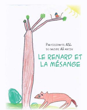 Le renard et la mésange
