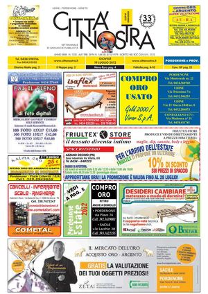 Città Nostra Pordenone del 19.07.2012 n. 1335