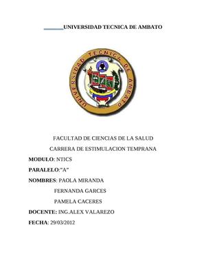 INFORME FINAL DE NTICS