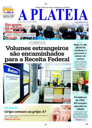 Quarta-feira 18/07/12