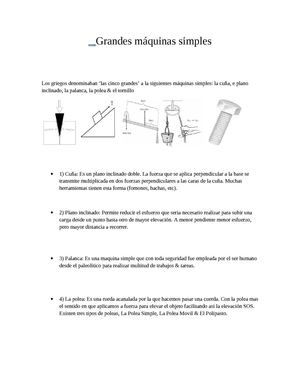 Grandes máquinas simples