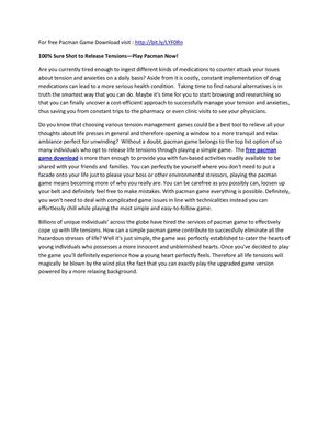 free pacman game download 