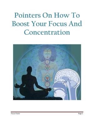 Calaméo - Tips On How To Improve Your Concentration And Focus