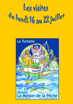 visites de la semaine du 16 au 22 juillet