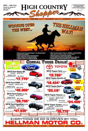 High Country Shopper 7.18.12