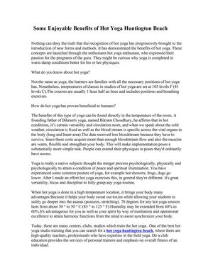 hot yoga huntington beach 