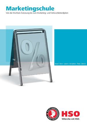 Marketingschule - Broschüre