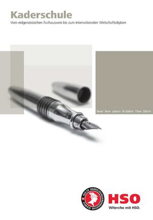 Kaderschule - Broschüre